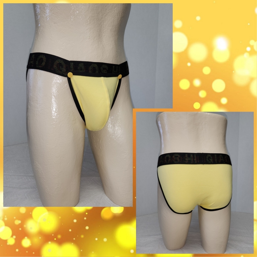New Mens or Boys SNAP OPEN FRONT Sexy Briefs Underwear Undies Sz. Small